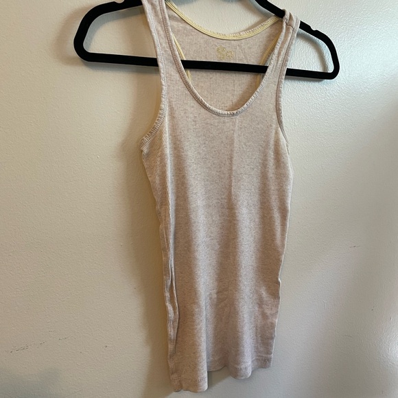 SO | Beige Racerback Tank | Size Small - Picture 4 of 9